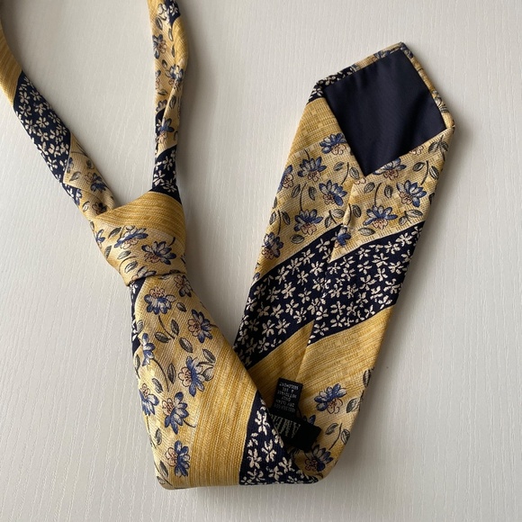AMERICA Y2K Vintage Silk Tie Made in Italy - Picture 3 of 8